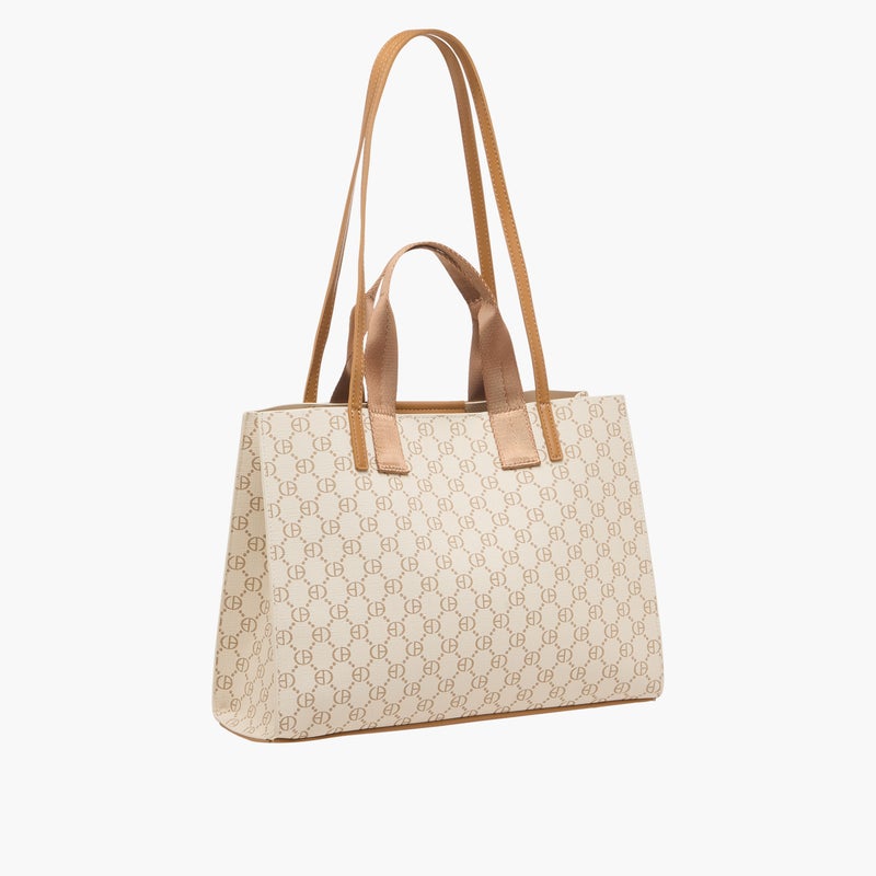 CHRISBELLA Monogram Print Tote Bag for Women - Image 5